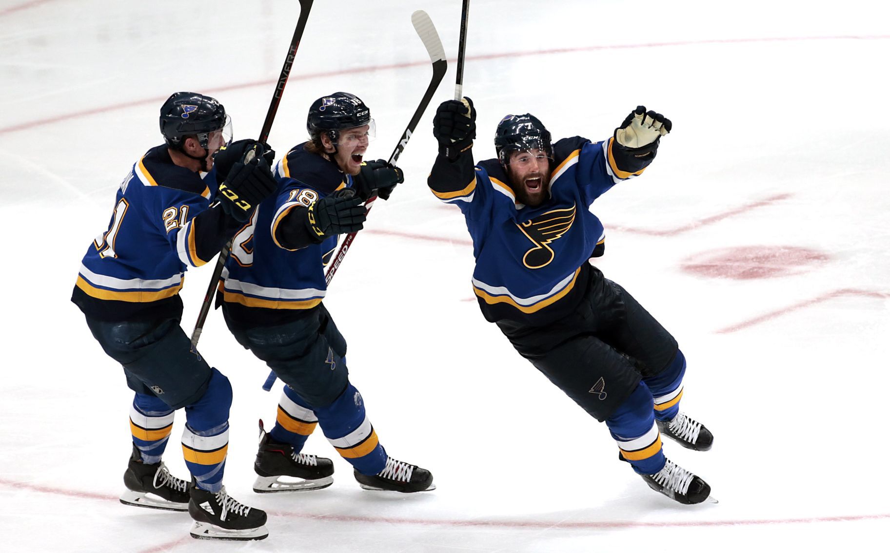 Blues, Stars in deciding Game 7